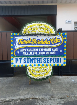 Papan Bunga Duka di Pariaman Selatan